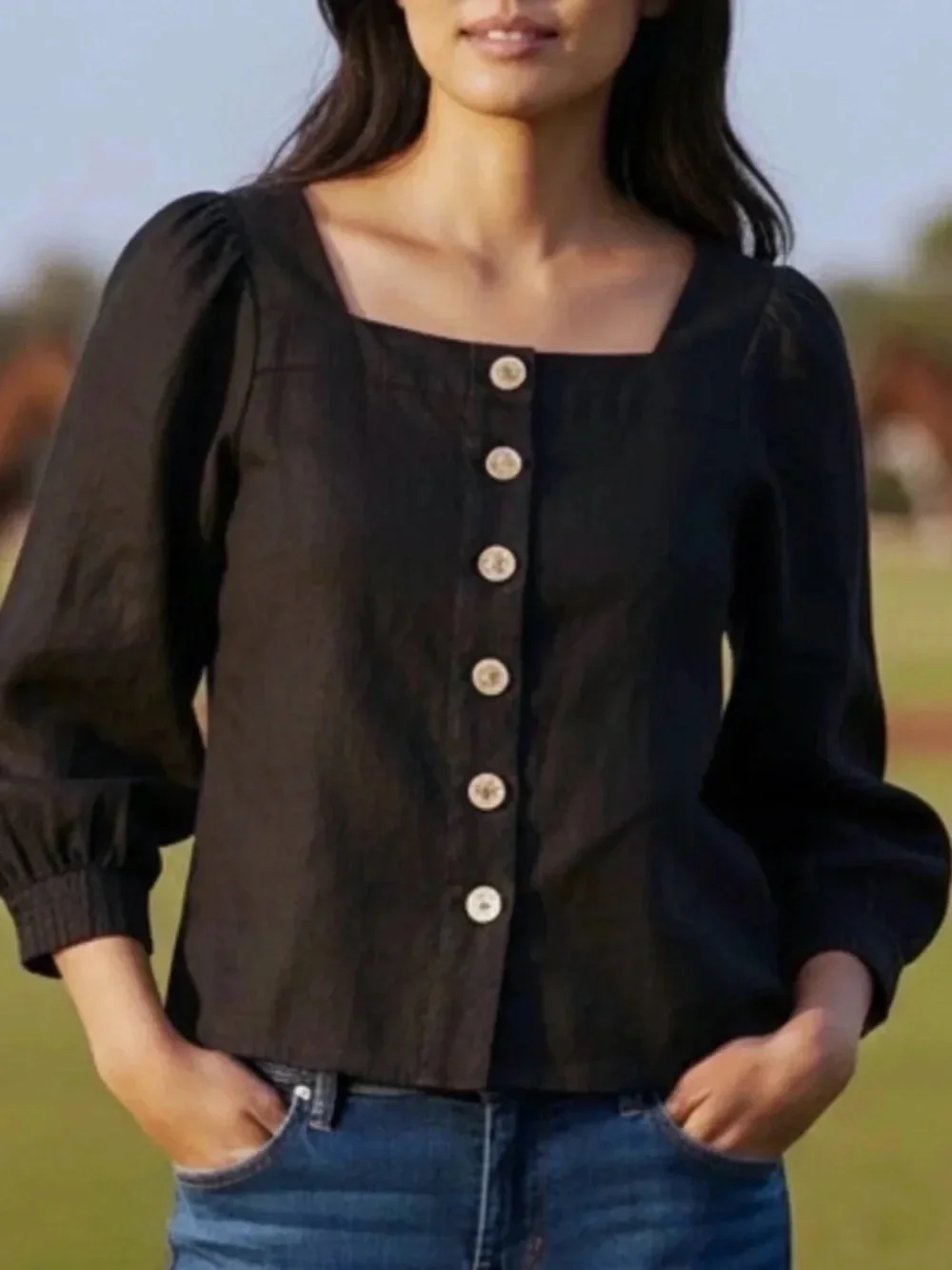 J. Crew crew blouse